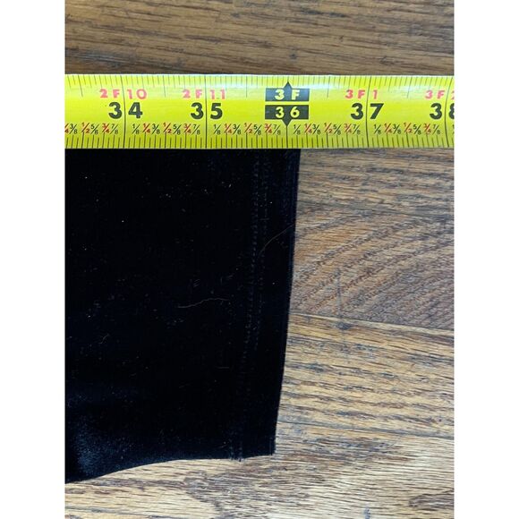EILEEN FISHER Black Velvet Pants Trousers   Women's Size Large - Picture 8 of 9